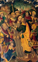 Der Kuss des Judas (Detail)